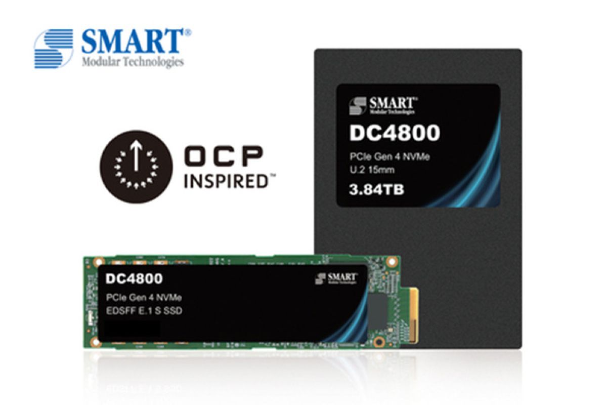 SSD Pusat Data SMART Modular Technologies Ditetapkan Sebagai OCP Inspired™ oleh Open Compute Project