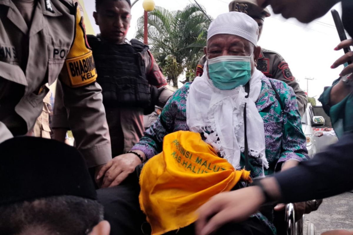 Pemprov sambut kepulangan jamaah haji Malut di Ternate