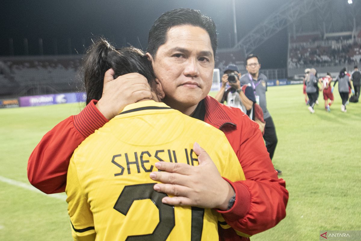 Kalah dari Thailand, Erick Thohir janji setarakan sepak bola puteri