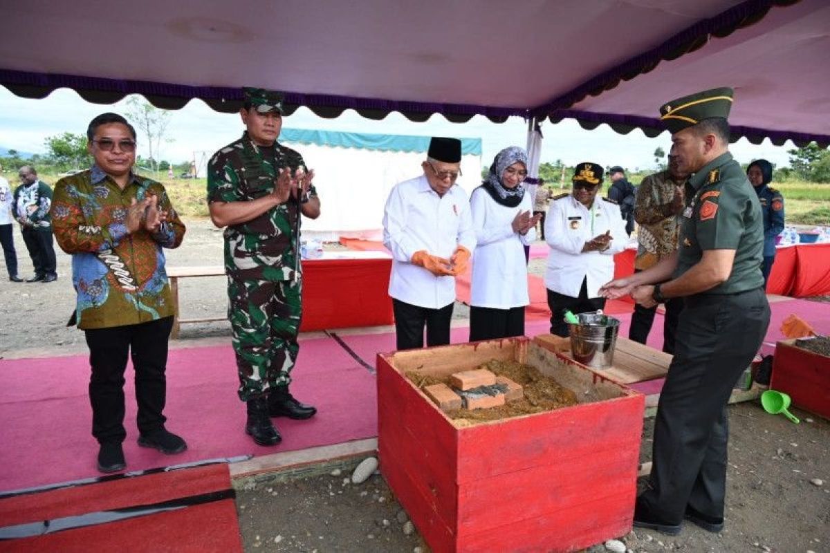 Wapres Ma'ruf Amin kunjungi lokasi pusat pemerintahan Papua Tengah di Nabire