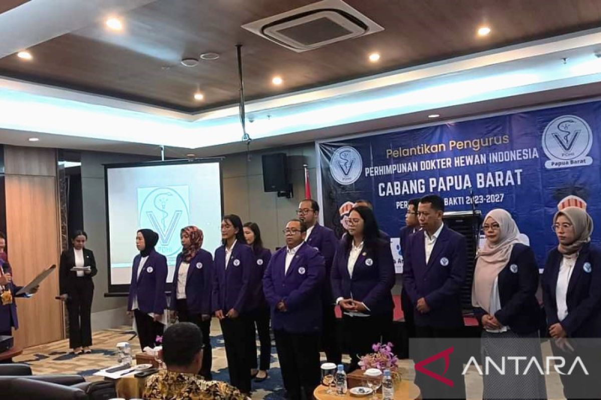 Ketua PDHI Papua Barat masa bakti 2023-2027 dilantik