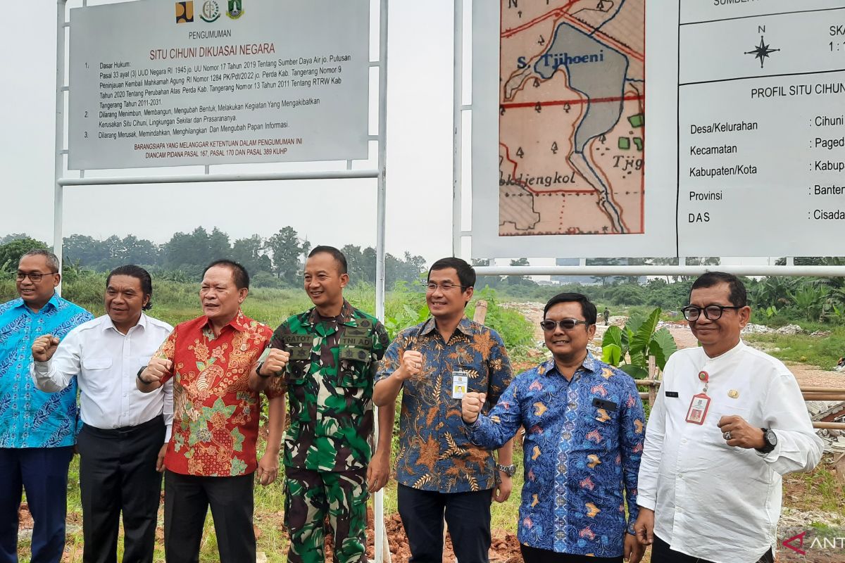 Ditjen SDA akan kembalikan fungsi awal Situ Cihuni Tangerang