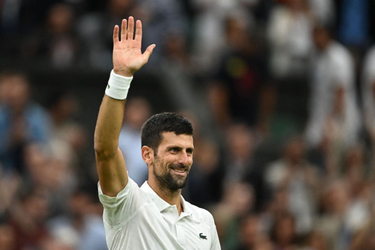 Djokovic melaju ke final Wimbledon, catatkan final ke-35 di Grand Slam