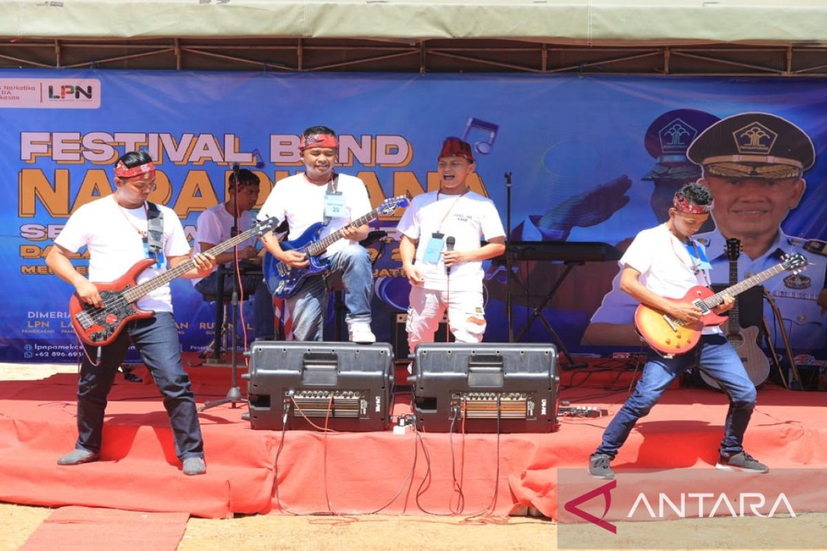 Warga binaan LP Pamekasan bisa "ngeband" di festival