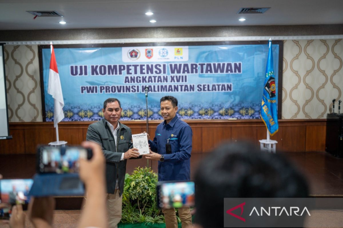 PLN gelar uji kompetensi wartawan di Kalimantan Selatan