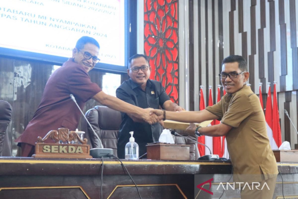 DPRD Kotabaru terima penyampaian rancangan KUA  PPAS pemerintah daerah