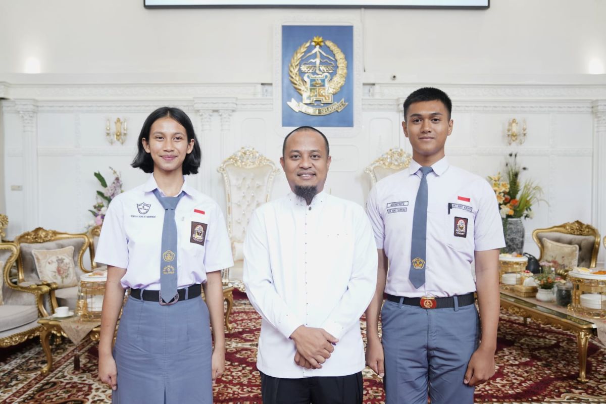 Agusaryanto dan Stevia Azalia Saranga, dua pelajar Sulsel terpilih jadi paskibraka nasional