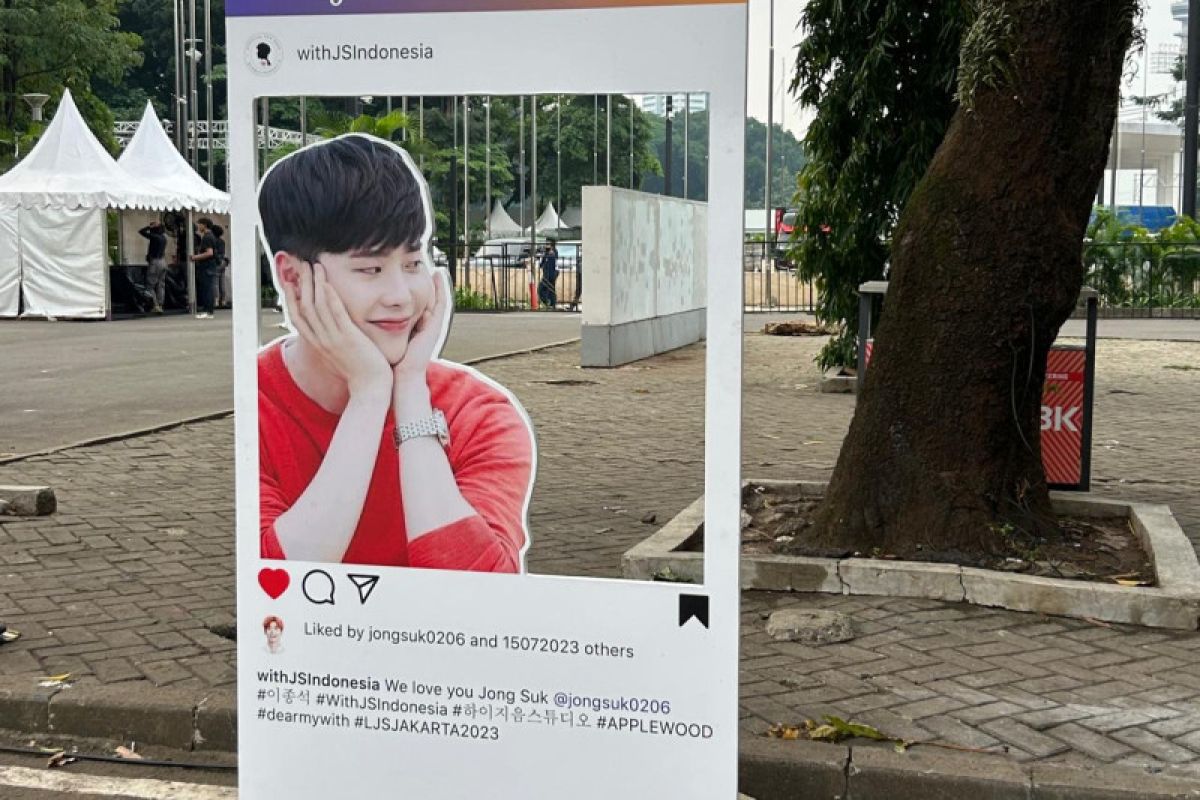 Jumpa penggemar Lee Jong Suk di Jakarta hadirkan spot foto menarik