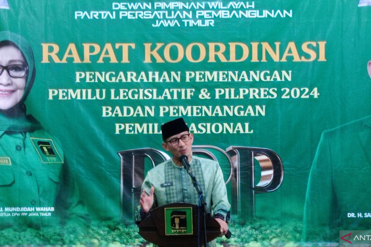 Sandiaga Uno: Bacaleg PPP wajib pahami dinamika perekonomian rakyat