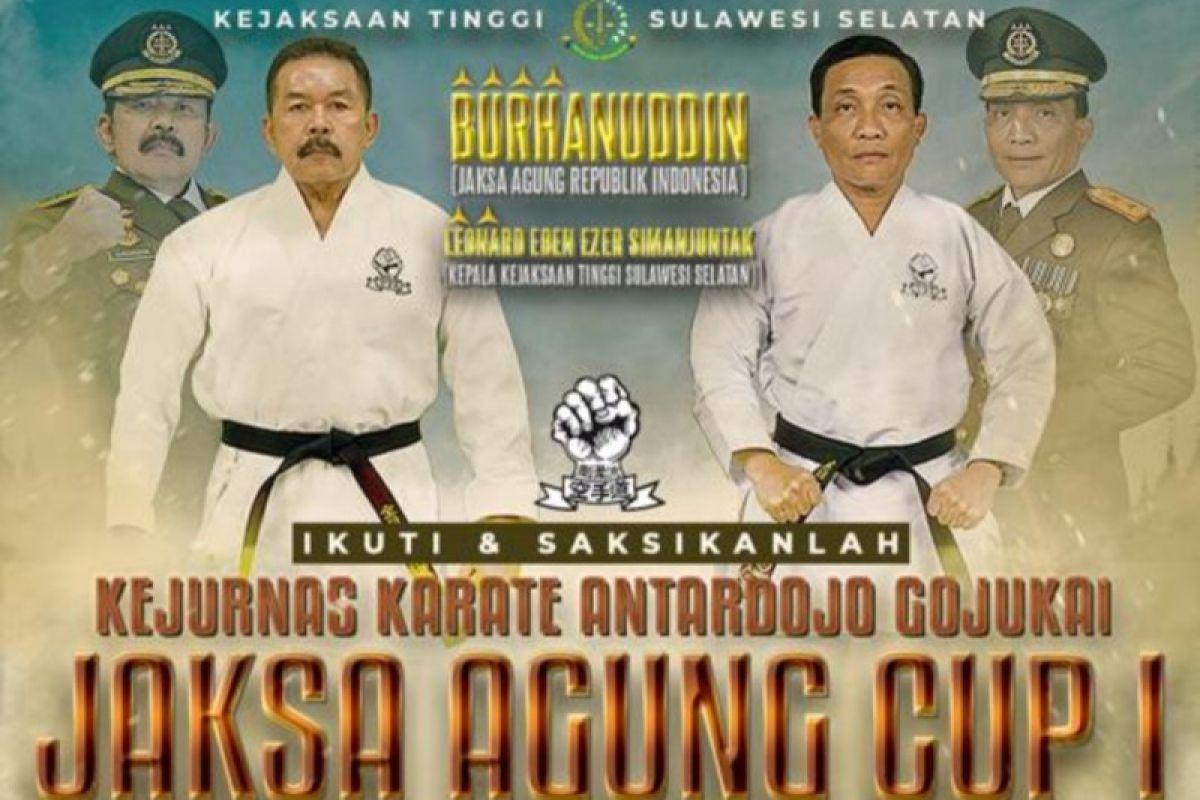 Kejati Sulsel membuka pendaftaran Kejurnas Karatedo Gojukai