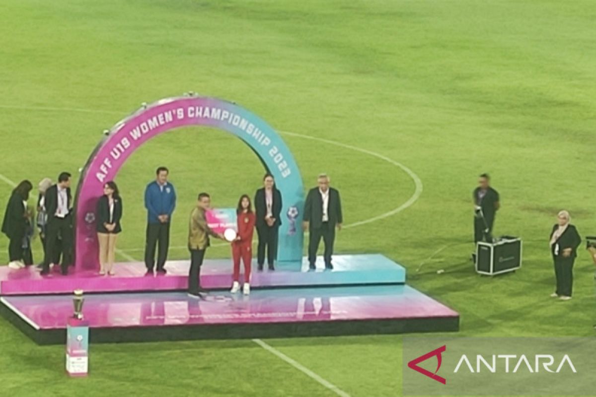 Penyerang Timnas putri Indonesia Claudia Alexandra jadi pemain terbaik AFF U-19