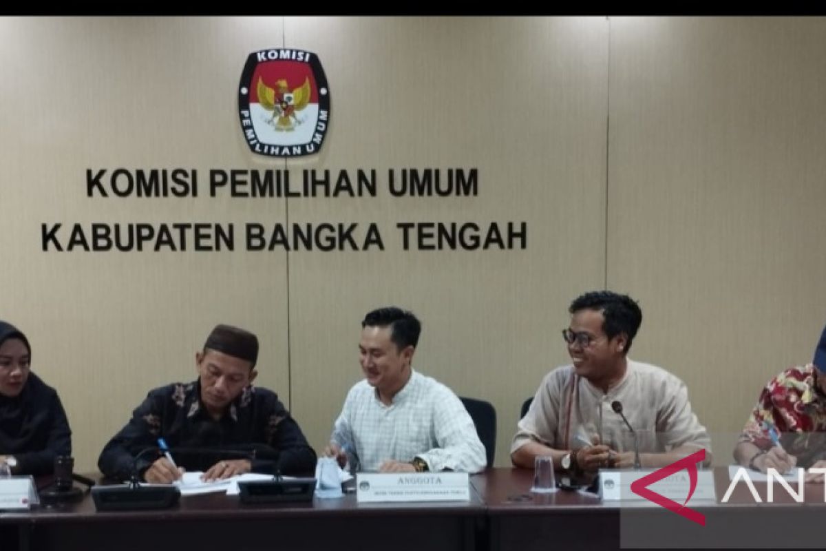 KPU Bangka Tengah: hanya 13 parpol daftarkan bacaleg