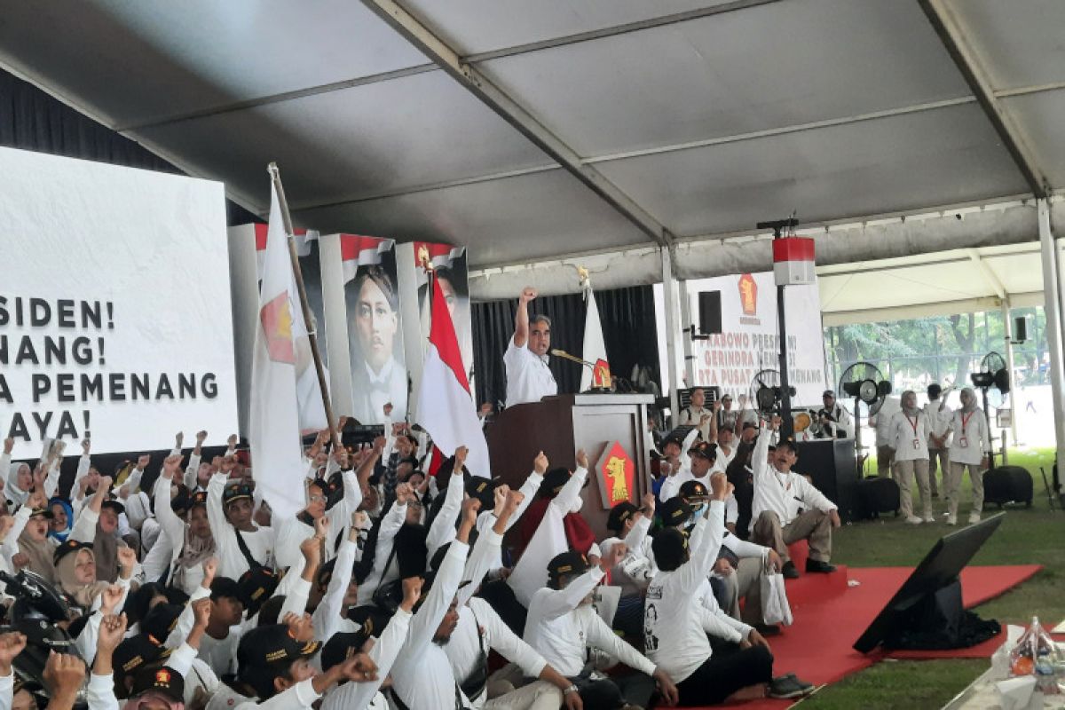 Sekjen Gerindra minta kader gunakan gawai untuk menangkan Prabowo