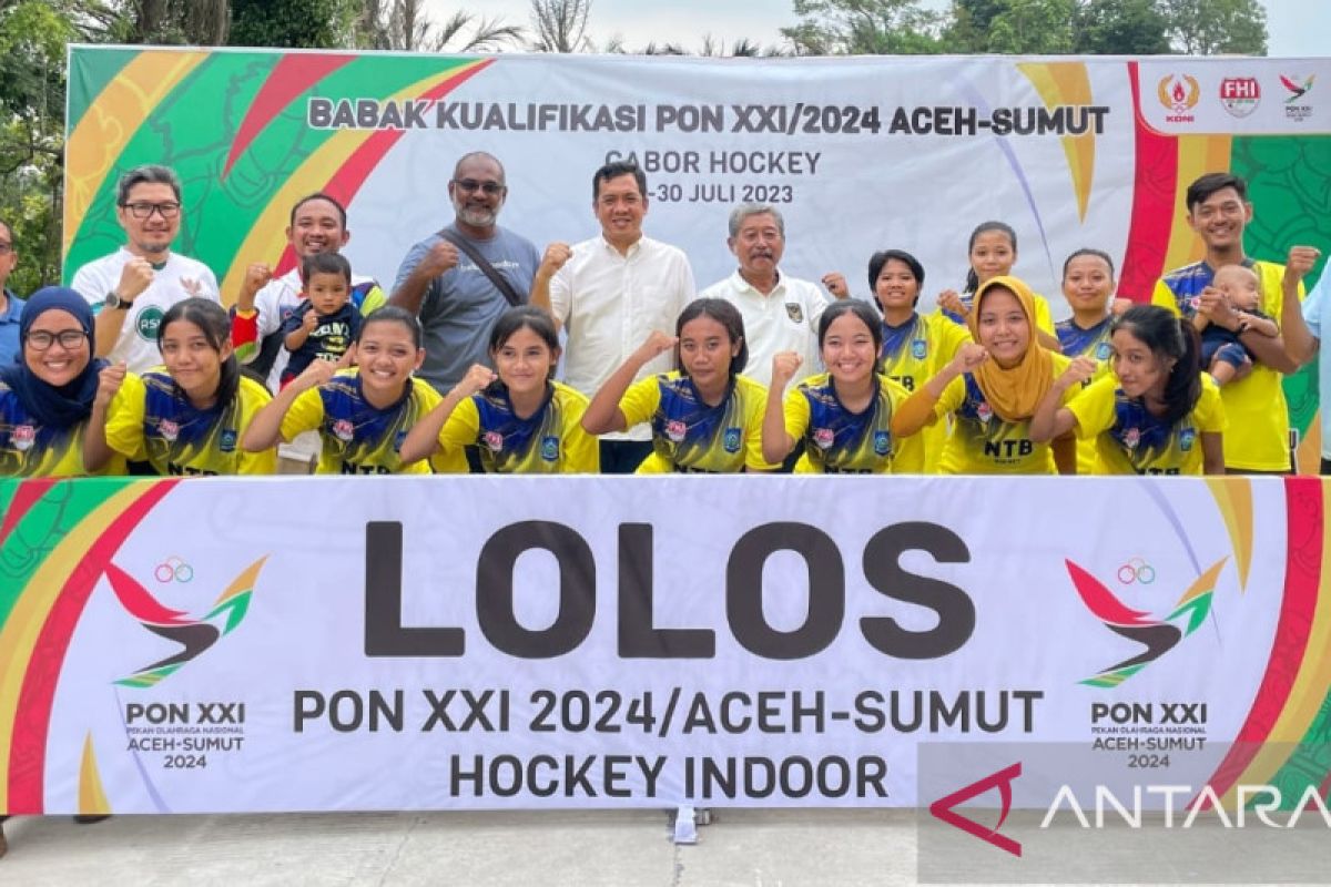 Hockey indoor putri NTB lolos PON Aceh-Sumut 2024