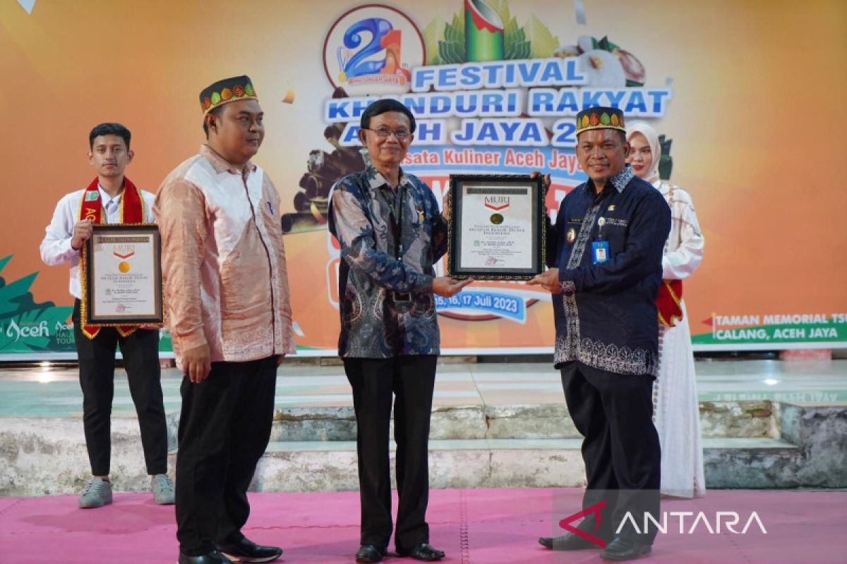 Aceh Jaya raih tiga rekor MURI pembentukan Bumdesma