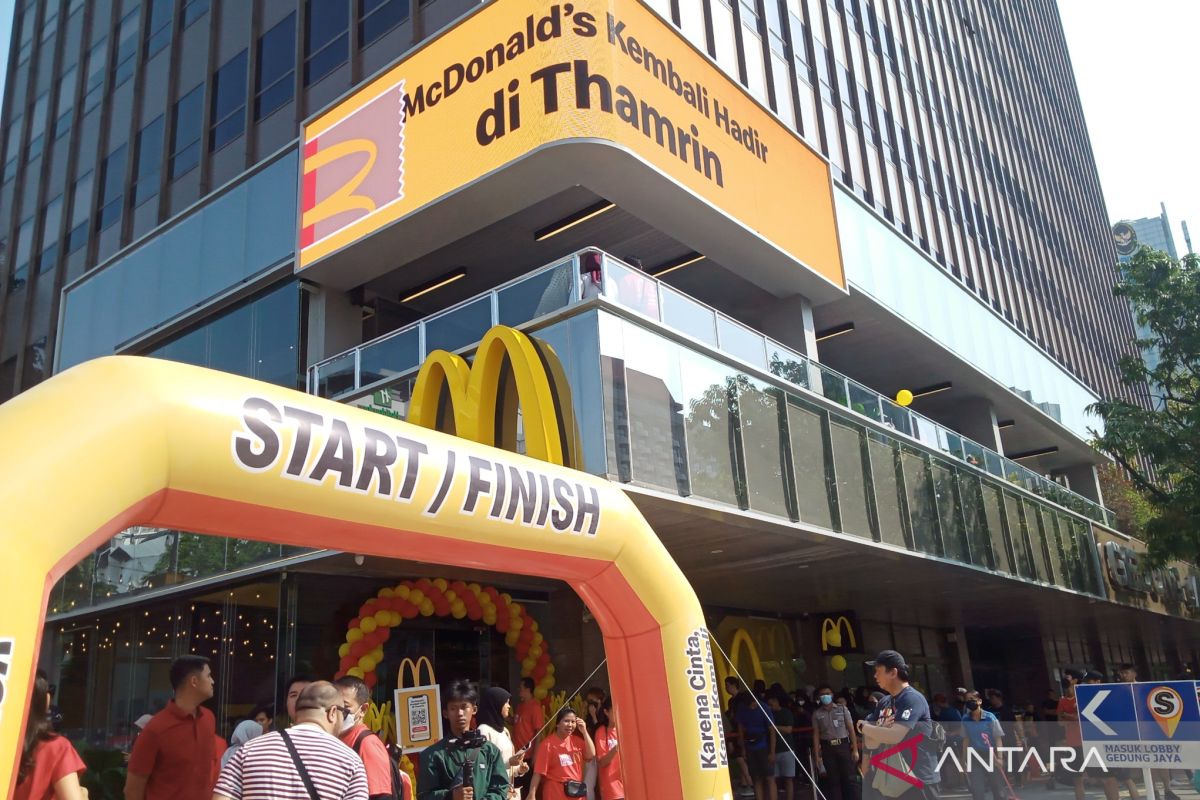 McDonald's resmi kembali ke jalan Thamrin