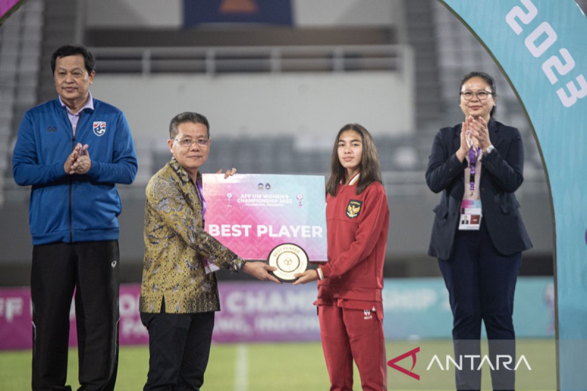 Penyerang Timnas putri Indonesia jadi pemain terbaik AFF U-19