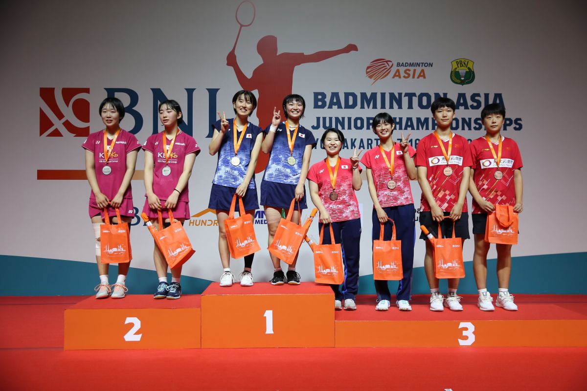 Jepang rebut gelar juara ganda putri dari Korea Selatan