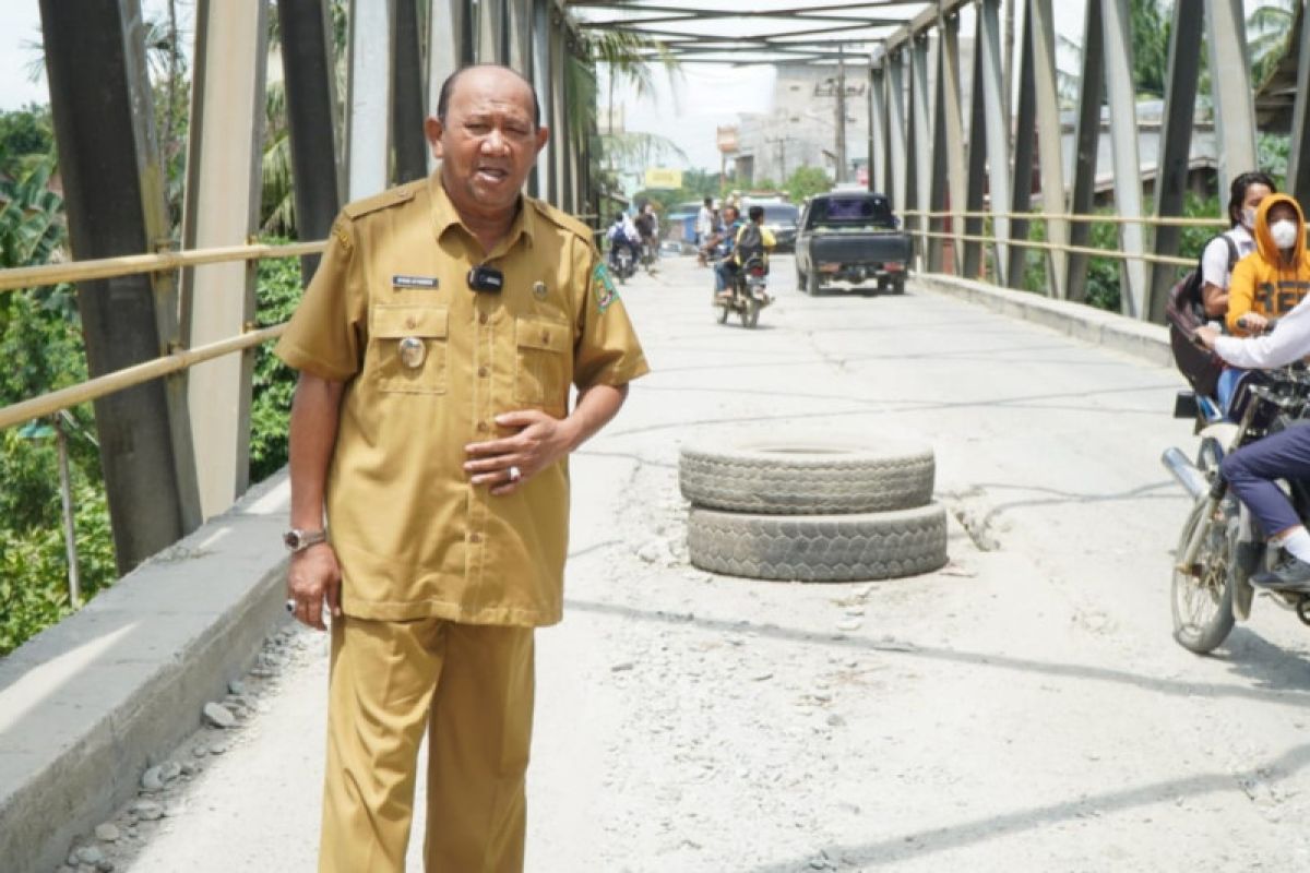 Plt Bupati Langkat berharap Pemprov Sumut perbaiki jembatan Batang Serangan