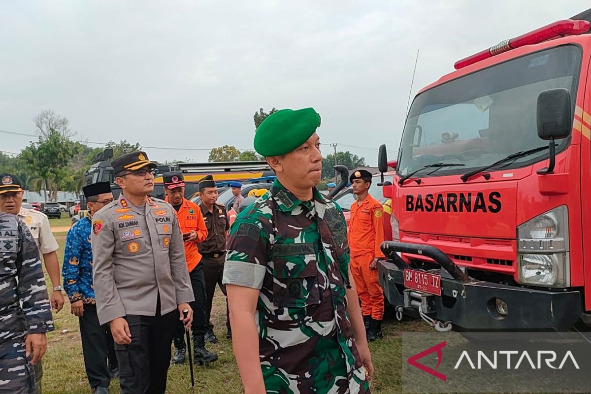 Dandim Bangka Barat ajak kuatkan koordinasi cegah karhutla