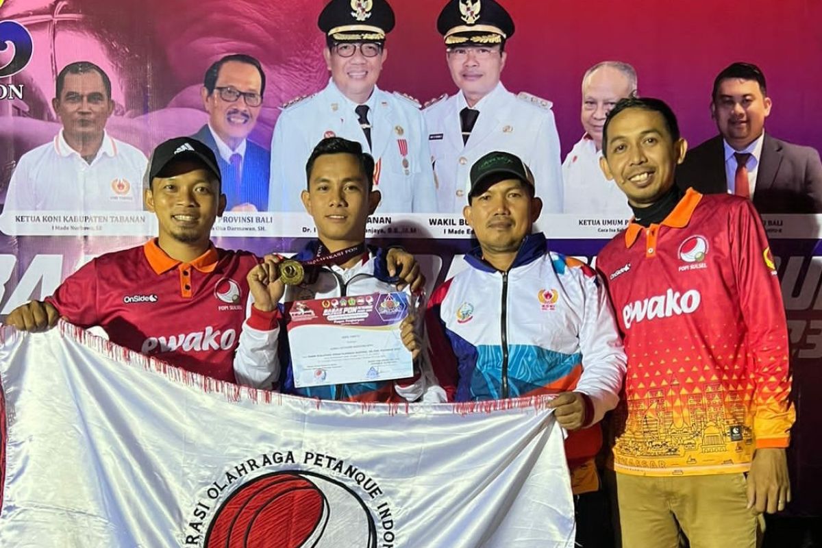 Empat atlet petanque Sulsel raih tiket PON 2024 di Aceh-Sumut