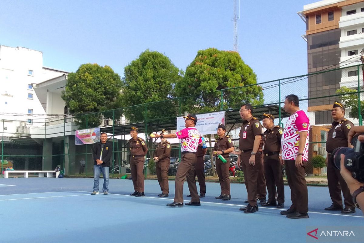 Kajati Kaltim buka turnamen tenis Kejati Cup