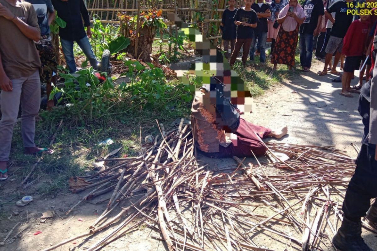 Detik-detik, ayah cabuli anak kandung di Lombok Barat dihajar warga