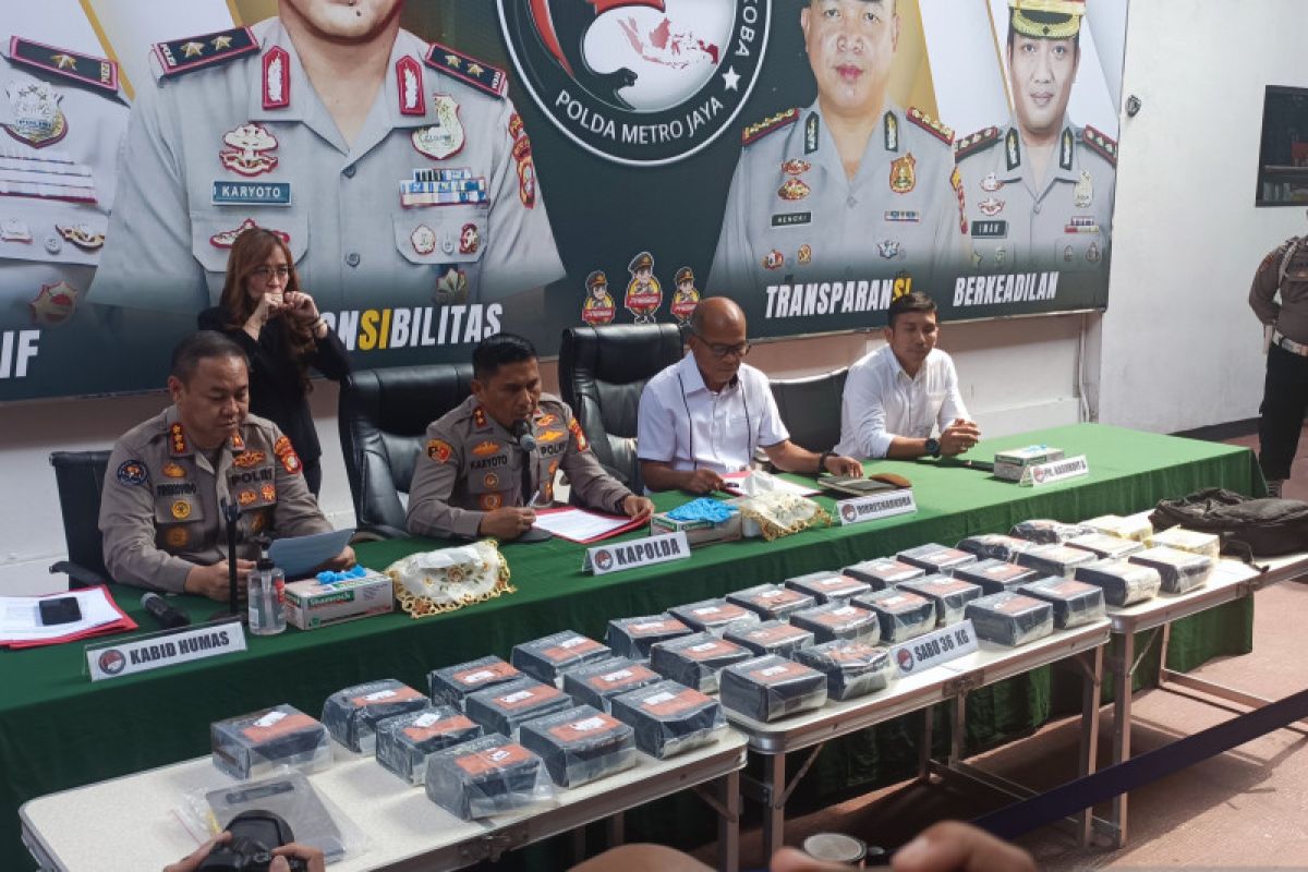 Polda Metro Jaya ungkap kasus peredaran sabu 36 kilogram di Depok