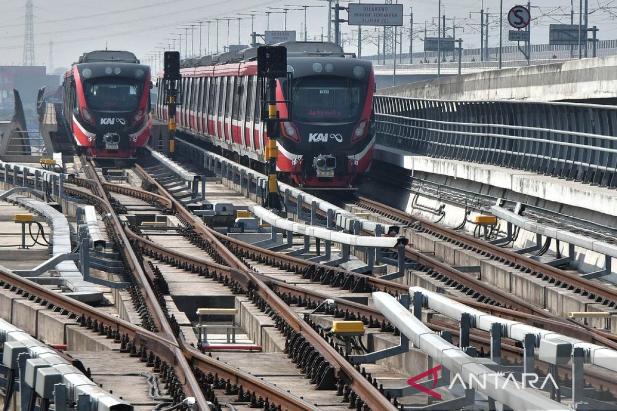 KAI operasikan semua jalur LRT Jabodebek mulai 18 Agustus 2023