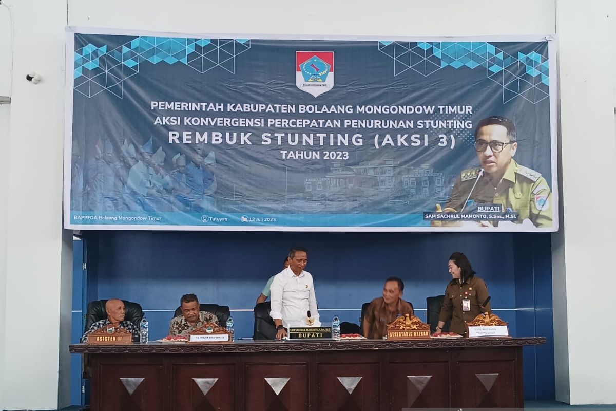 Anak stunting di Boltim turun jadi 163 orang