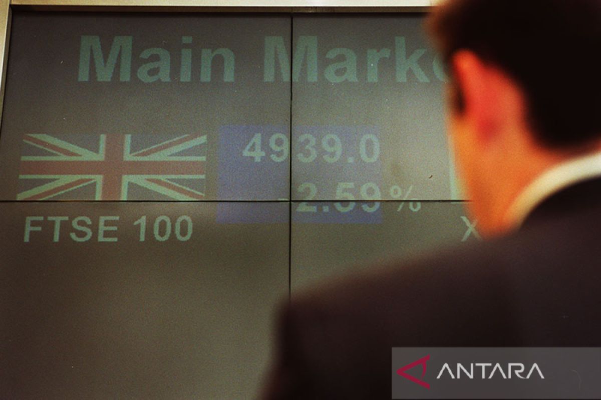 Saham Inggris berakhir negatif, indeks FTSE 100 berkurang 0,38 persen