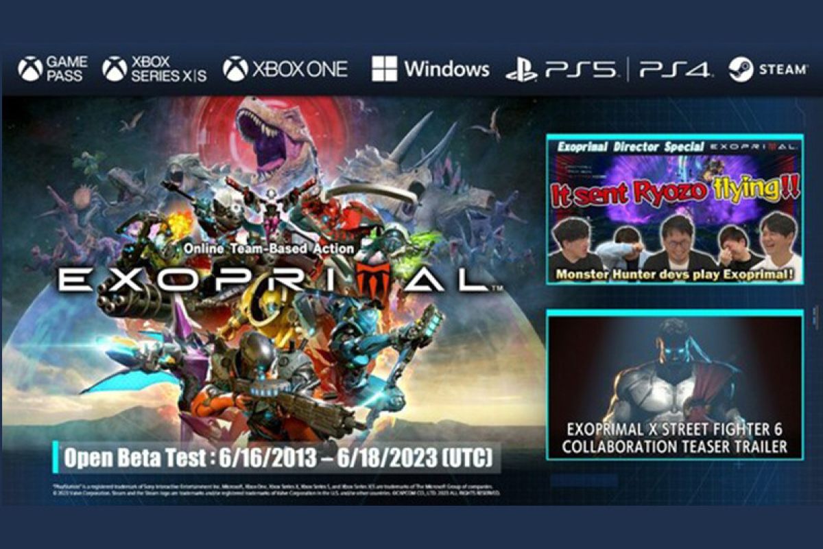 Bersiap. Beradaptasi. Bertahan hidup. Game terbaru Capcom "Exoprimal" dirilis hari ini, 14 Juli