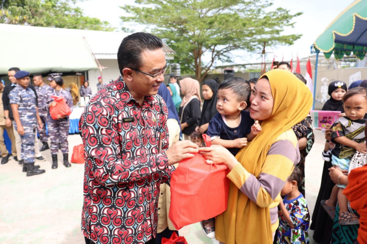 BKKBN Sulsel dan Lantamal VI intervensi warga Untia Makassar cegah stunting