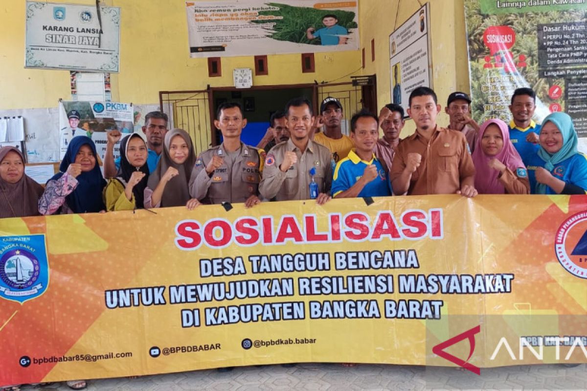 BPBD Bangka Barat kuatkan edukasi  cegah karhutla