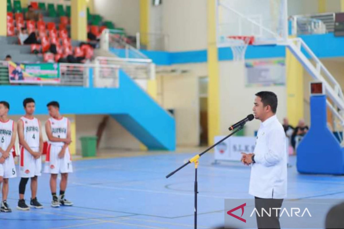 Wawako Solok nilai turnamen bola basket ajang salurkan prestasi generasi muda bidang olahraga