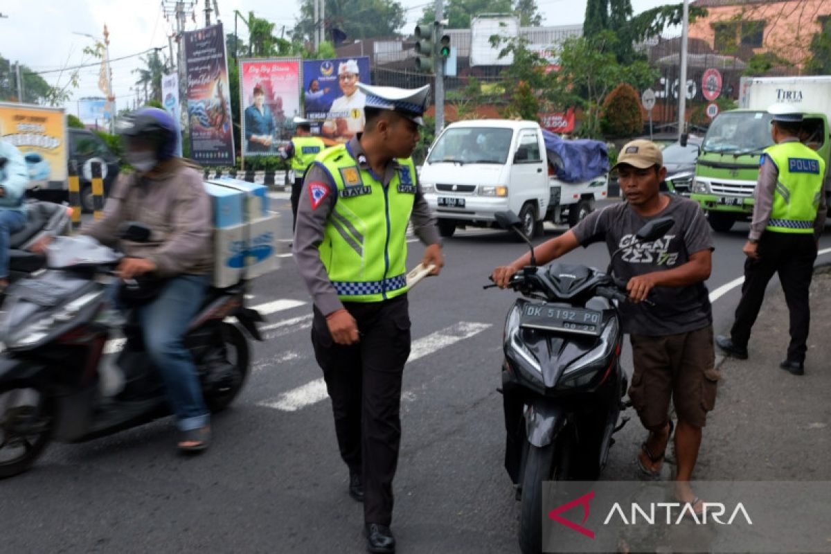 Polda Bali tindak 5.360 pelanggaran selama seminggu Ops Patuh Agung