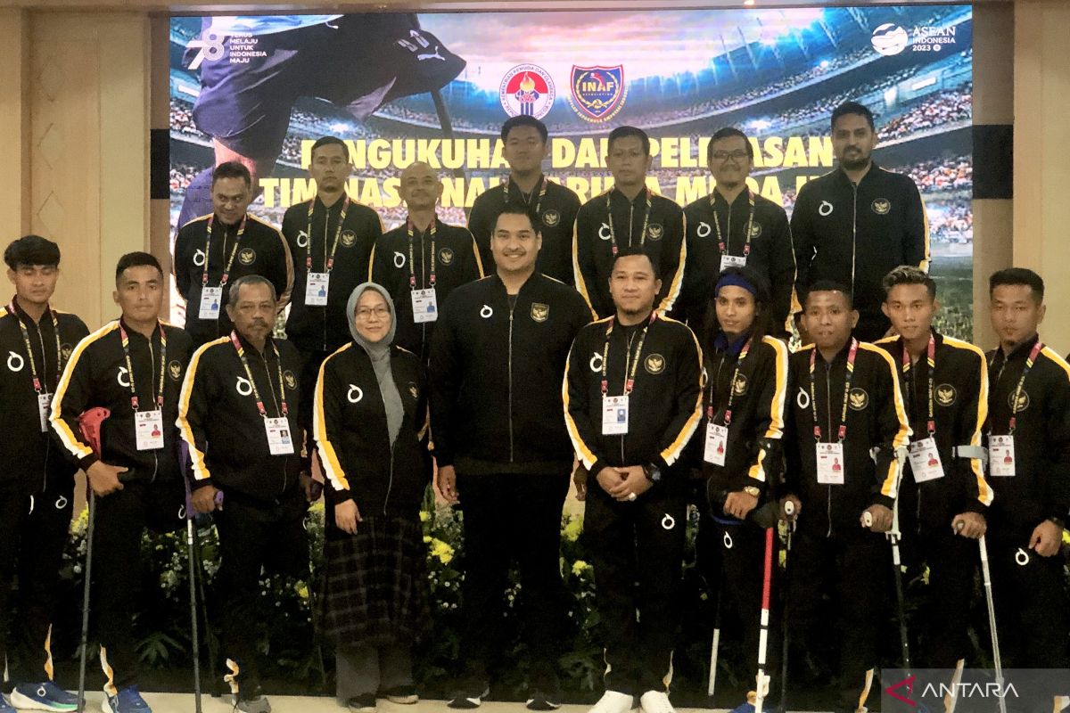 Menpora lepas tim sepak bola amputasi Indonesia ke Malaysia