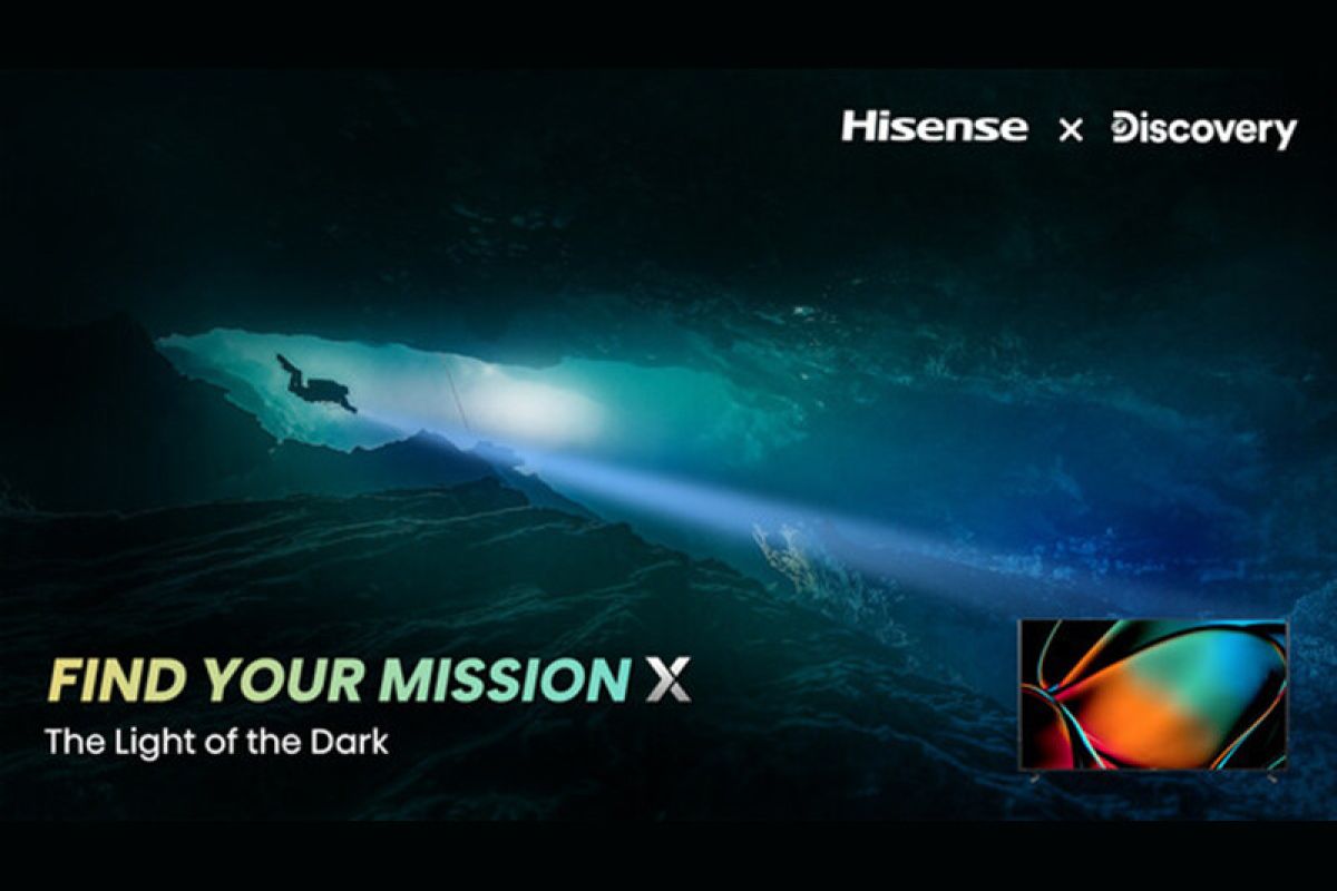 Kolaborasi Hisense dan Discovery Ajak Konsumen Mengeksplorasi "Find Their Mission X"