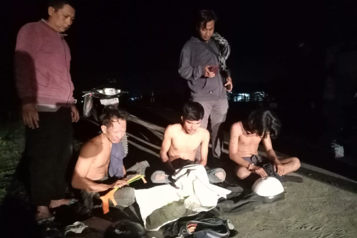 Pencuri kabel PJU Jalan Bypass Mandalika diborgol Polisi