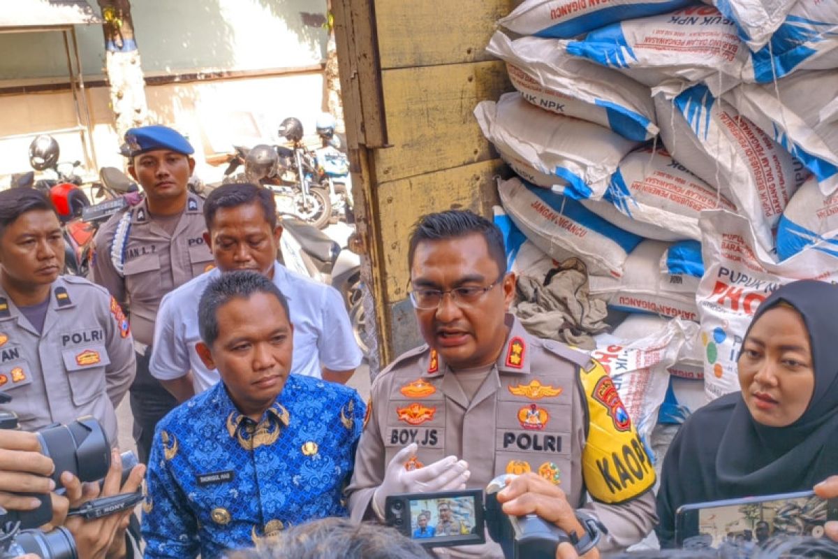 Polres Lumajang gagalkan penyelundupan 10 ton pupuk bersubsidi