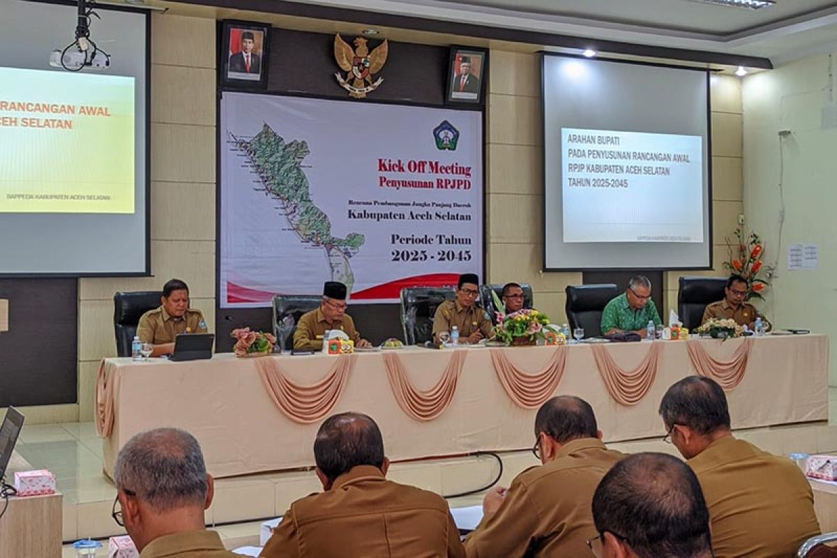 Pemkab Aceh Selatan susun RPJPD 2025-2045