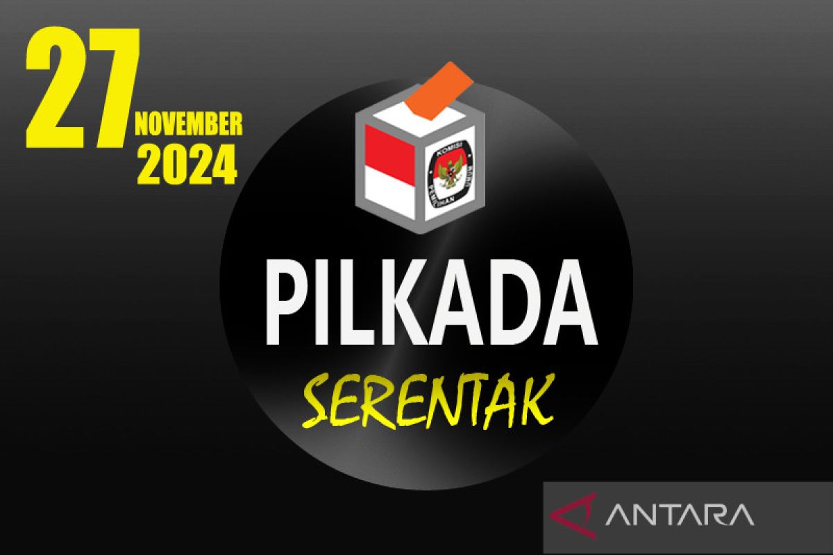 Pilkada serentak 2024 digelar di 37 provinsi dan 508 kabupaten/kota