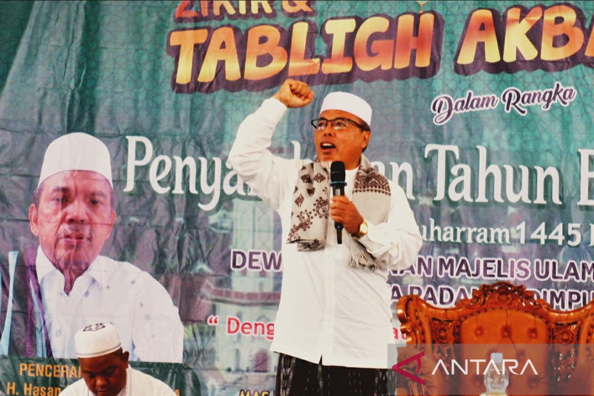 MUI Padangsidimpuan gelar  dzikir dan tabligh akbar  peringati Tahun Baru islam