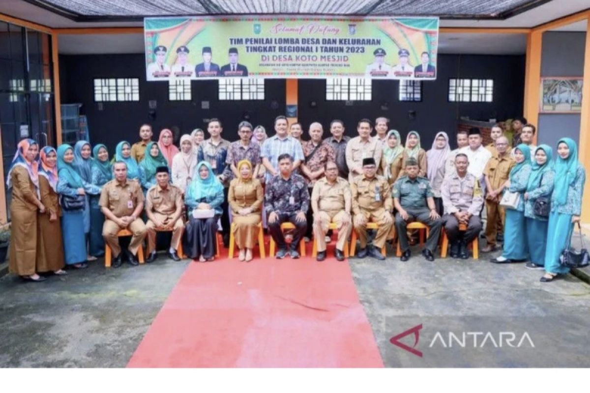 Desa Koto Masjid wakili Riau dalam lomba desa tingkat nasional