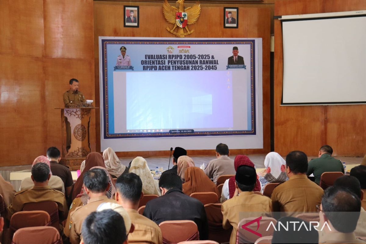 Evaluasi RPJPD, Pj Bupati Aceh Tengah: Banyak hal yang harus diperhatikan