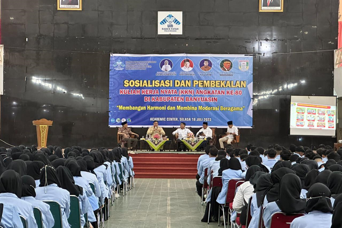 UIN Palembang bekali mahasiswa KKN  tentang moderasi beragama