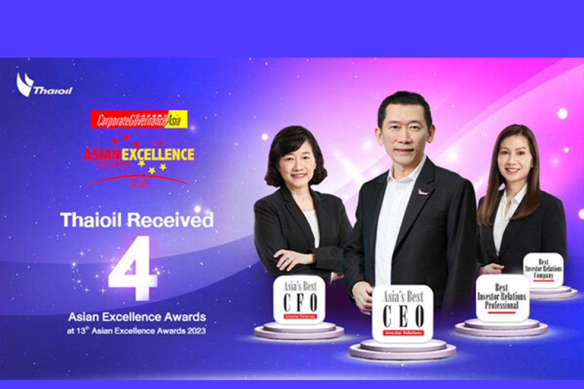 Thaioil Raih Empat "Asian Excellence Awards" di 13th Asian Excellence Awards 2023