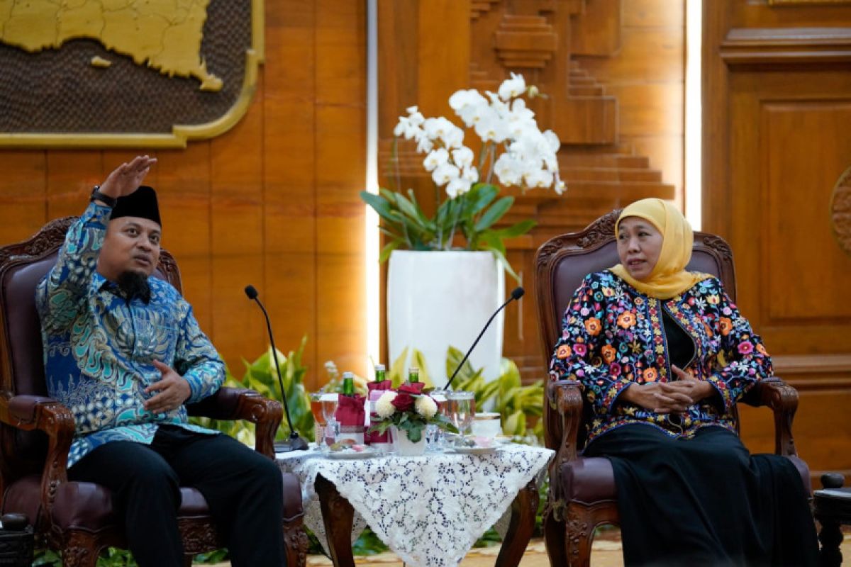 Gubernur Andi Sudirman dan Khofifah saling perkuat kerja sama