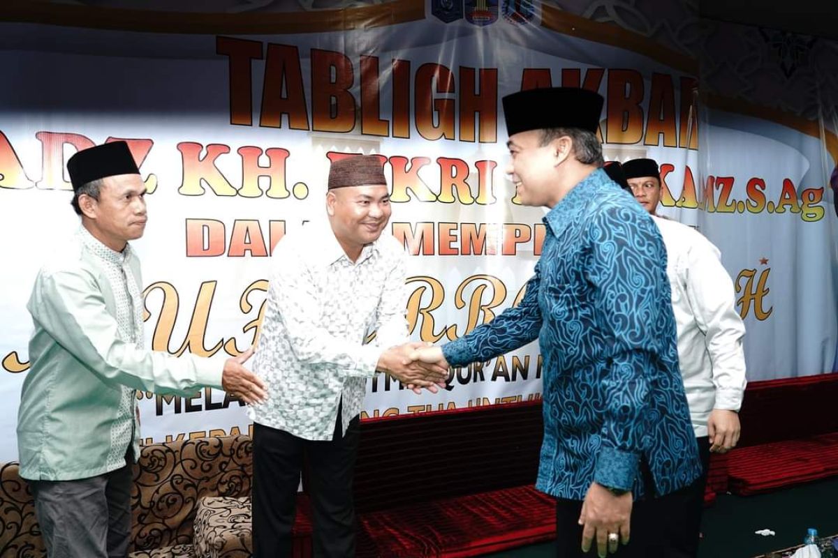 Adet Mastur Hadiri Tabligh Akbar Peringatan 1 Muharram 1445 H Antara