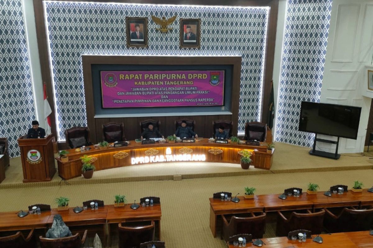 Raperda inisiatif dan eksekutif Tangerang masuk pembahasan Pansus